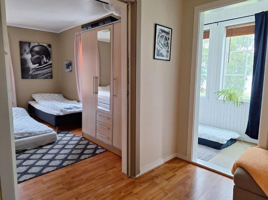 Privat Leilighet Pa Gard Med Badstue Og Nordlys Narvik Exterior foto